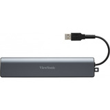 ViewSonic ViewBoard dock VB-IOB-001 dockingstation Zwart, USB-C, DP, HDMI, VGA, voor de IFP50-5-serie