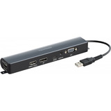 ViewSonic ViewBoard dock VB-IOB-001 dockingstation Zwart, USB-C, DP, HDMI, VGA, voor de IFP50-5-serie