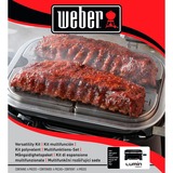 Weber Veelzijdigheidsset - Lumin Compact-elektrische barbecue grillrooster Roestvrij staal, 4-delig