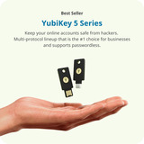 Yubico YubiKey 5C NFC security key Zwart, USB-C 2.0, NFC
