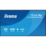 iiyama ProLite LH5564UHS-B1AG 55" 4K Ultra HD Public Display Zwart, HDMI, LAN, WiFi, Audio, USB, Android 14