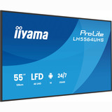 iiyama ProLite LH5564UHS-B1AG 55" 4K Ultra HD Public Display Zwart, HDMI, LAN, WiFi, Audio, USB, Android 14