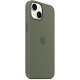 Apple Siliconenhoesje met MagSafe voor iPhone 14 (MQU93ZM/A) telefoonhoesje Olijfgroen