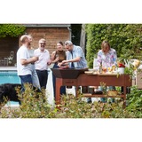 Barbecook Nestor Island uit cortenstaal houtbarbecue 