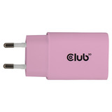 Club 3D 2-Pack USB C Charger 30 Watt Roze