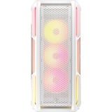 Corsair iCUE LINK 5000T LX RGB midi tower behuizing Wit | 4x USB-A | 1x USB-C | RGB | Tempered Glass
