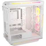 Corsair iCUE LINK 5000T LX RGB midi tower behuizing Wit | 4x USB-A | 1x USB-C | RGB | Tempered Glass