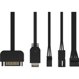 Corsair iCUE LINK 9000D RGB AIRFLOW big tower behuizing Zwart | 4x USB-A | 2x USB-C | Tempered Glass