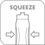 Emsa Squeeze Sport Drinkfles, 0,6 Liter antraciet