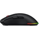 Hator Pulsar 3 Wireless gaming muis Zwart, 400 - 11.000 DPI, RGB, 2.4GHz / Bluetooth 5.1 / USB