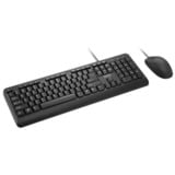 Lenovo 160 Wired Combo, desktopset Zwart, US lay-out, USB-A, 1.600 dpi