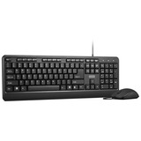 Lenovo 160 Wired Combo desktopset Zwart, US lay-out (QWERTY), 100%, USB-A, 1.600 dpi
