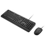 Lenovo 160 Wired Combo desktopset Zwart, US lay-out (QWERTY), 100%, USB-A, 1.600 dpi