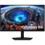 Samsung Odyssey G8 G80HF 27" 5K UHD gaming monitor Zwart, 2x HDMI, DisplayPort, 2x USB-A, USB-B, 180 Hz