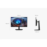 Samsung Odyssey G8 G80HF 27" 5K UHD gaming monitor Zwart, 2x HDMI, DisplayPort, 2x USB-A, USB-B, 180 Hz