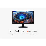 Samsung Odyssey G8 G80HF 27" 5K UHD gaming monitor Zwart, 2x HDMI, DisplayPort, 2x USB-A, USB-B, 180 Hz
