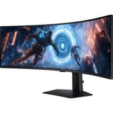 Samsung Odyssey G9 G91F 49" UltraWide gaming monitor Zwart, 2x HDMI, DisplayPort, 2x USB-A, USB-B, 144 Hz