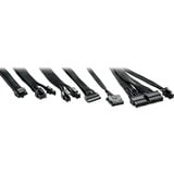 Sharkoon Rebel P20 SFX modulaire 850 watt voeding  Zwart, 1x 12V-2x6, 2x PCIe