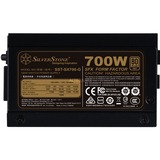 SilverStone SX700-G V1.1-GM, 700 Watt voeding  4x PCIe, Kabel-management