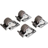 SilverStone Set van 4 wielen voor SilverStone Rackmount en Workstation Zwart