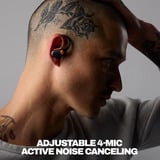Skullcandy Push ANC Active True Wireless Active Earbuds with Noise Canceling  headset Zwart/oranje, Bluetooth® v5.3​
