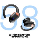 Skullcandy Push ANC Active True Wireless Active Earbuds with Noise Canceling  headset Zwart/oranje, Bluetooth® v5.3​