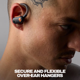 Skullcandy Push ANC Active True Wireless Active Earbuds with Noise Canceling  headset Zwart/oranje, Bluetooth® v5.3​