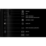TCL 55P6L HVA 4K Ultra HD Smart TV 55" Lcd Zwart, 3x HDMI, USB-A, LAN, WiFi 5, BlueTooth 5.4, USB-A