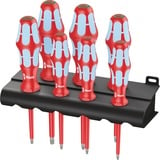 Wera 3167 i/7 TORX Schroevendraaierset, 7‑delig Rood/blauw