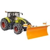 bruder Claas Axion 950 met sneeuwkettingen en ploegblad Modelvoertuig 03018