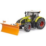 bruder Claas Axion 950 met sneeuwkettingen en ploegblad Modelvoertuig 03018