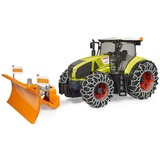 bruder Claas Axion 950 met sneeuwkettingen en ploegblad Modelvoertuig 03018