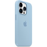 Apple Silicone Case iPhone 14 Pro (MQUJ3ZM/A) telefoonhoesje Lichtblauw