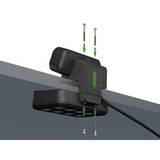 Brennenstuhl estilo Duplex stekkerdoos met schakelaar en overspanningsbeveiliging stekkerdoos Zwart/zilver, 1x USB C, 1x USB A