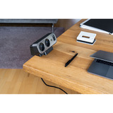 Brennenstuhl estilo Duplex stekkerdoos met schakelaar en overspanningsbeveiliging stekkerdoos Zwart/zilver, 1x USB C, 1x USB A