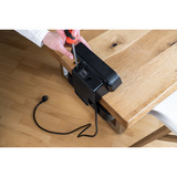 Brennenstuhl estilo Duplex stekkerdoos met schakelaar en overspanningsbeveiliging stekkerdoos Zwart/zilver, 1x USB C, 1x USB A