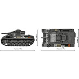 COBI Historical Collection - Panzer III Ausf.H Constructiespeelgoed Schaal 1:28