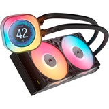 Corsair iCUE LINK TITAN 240 RX LCD RGB waterkoeling Zwart, 4-pins PWM fan-connector