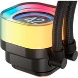 Corsair iCUE LINK TITAN 240 RX LCD RGB waterkoeling Zwart, 4-pins PWM fan-connector