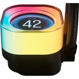 Corsair iCUE LINK TITAN 240 RX LCD RGB waterkoeling Zwart, 4-pins PWM fan-connector