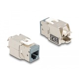DeLOCK RJ45 Jack > LSA Cat 6a toolfree keystone module Meerkleurig, 8 stuks