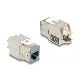 DeLOCK RJ45 Jack naar LSA Cat 6a toolfree keystone module Meerkleurig, 8 stuks