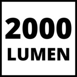 Einhell Acculamp TE-CL 18/2000 LiAC Solo verlichting Rood/zwart, Accu en oplader niet inbegrepen