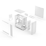 Fractal Design Epoch midi tower behuizing Wit | 2x USB-A | 1x USB-C | Tempered Glass