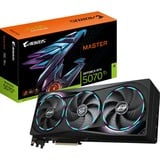 GIGABYTE AORUS GeForce RTX 5070 Ti MASTER 16G grafische kaart 1x HDMI, 3x DisplayPort