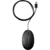 HP Desktop 320M muis met kabel Zwart, 1200 dpi
