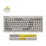 Keychron R5-M4 QMK Wireless Mechanical Keyboard Grijs, US lay-out (QWERTY), Keychron Super Banana, 96%, RGB, Cherry PBT, Hot swap, 2.4 GHz / Bluetooth 5.3 / USB-C