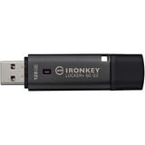 Kingston IronKey Locker+ 50 G2 USB Flash Drive 128 GB usb-stick Antraciet, USB-A 3.2 Gen 1