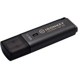 Kingston IronKey Locker+ 50 G2 USB Flash Drive 128 GB usb-stick Antraciet, USB-A 3.2 Gen 1