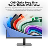 Koorui E2721F 27" monitor Zwart, 100 Hz, HDMI, DisplayPort, AMD Free-Sync